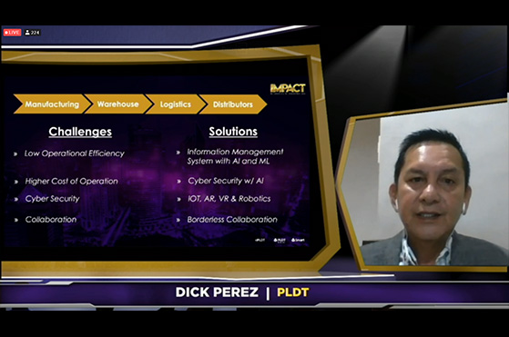 eManufacturing and eLogistics Dick Perez PLDT